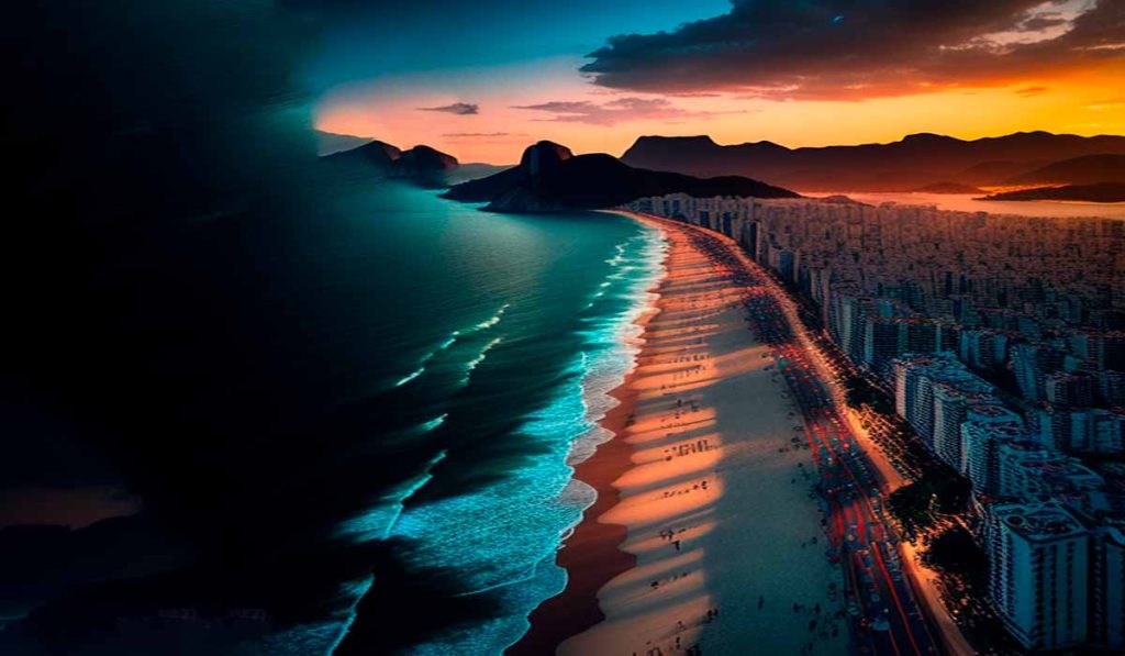 Réveillon em Copacabana melhores praias do Brasil para passar o ano novo.