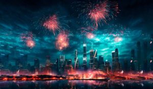 Réveillon em novembro, Balneário Camboriú tem queima de fogos
