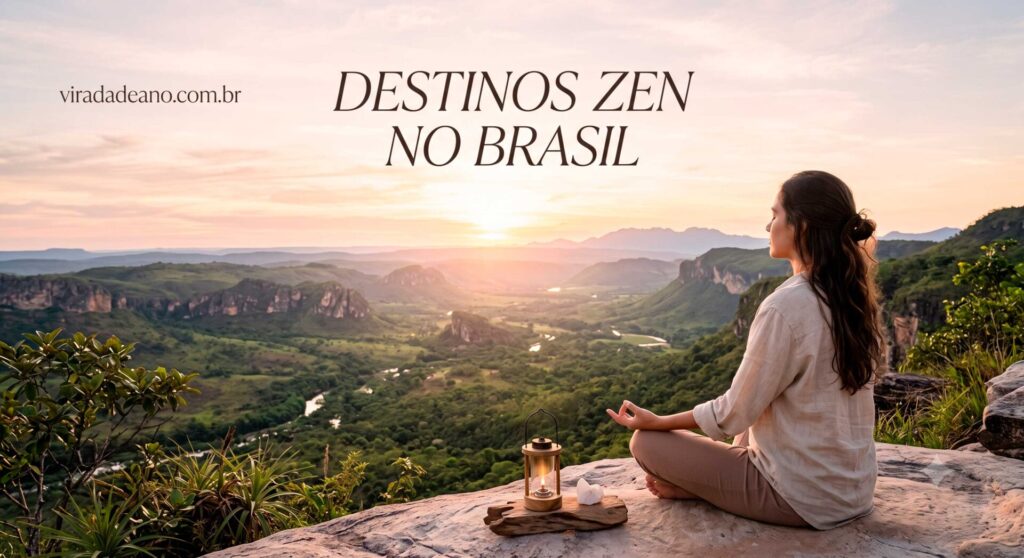 Destinos Zen no Brasil: Onde Passar a Virada de Ano Longe do Agito e Conectado à Natureza