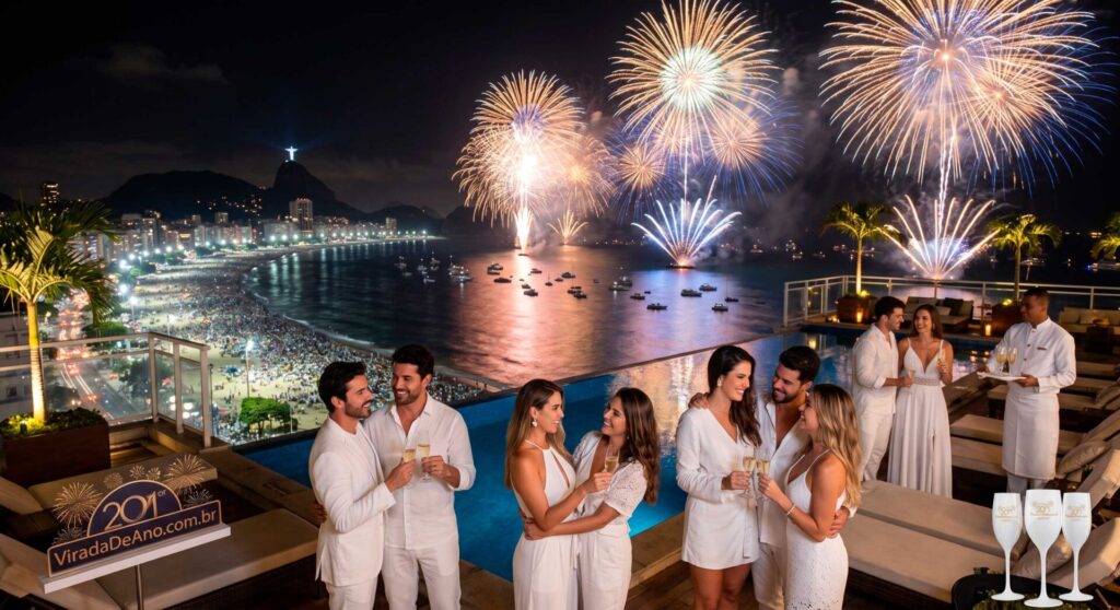 Pacotes de Réveillon no Rio de Janeiro: Como Assistir aos Fogos de Copacabana Sem Estresse