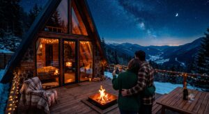 Turismo de Isolamento no Ano Novo: Cabanas e Chalés Românticos para Passar a Dois.