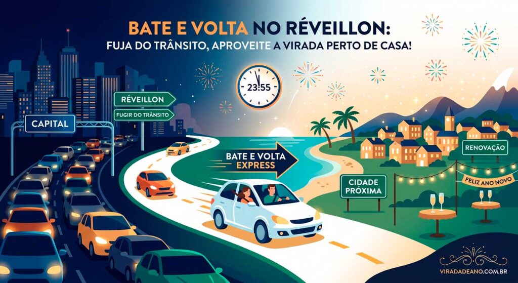 Bate e Volta no Réveillon: Cidades Próximas às Capitais para Fugir do Trânsito na Virada
