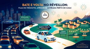 Bate e Volta no Réveillon: Cidades Próximas às Capitais para Fugir do Trânsito na Virada.