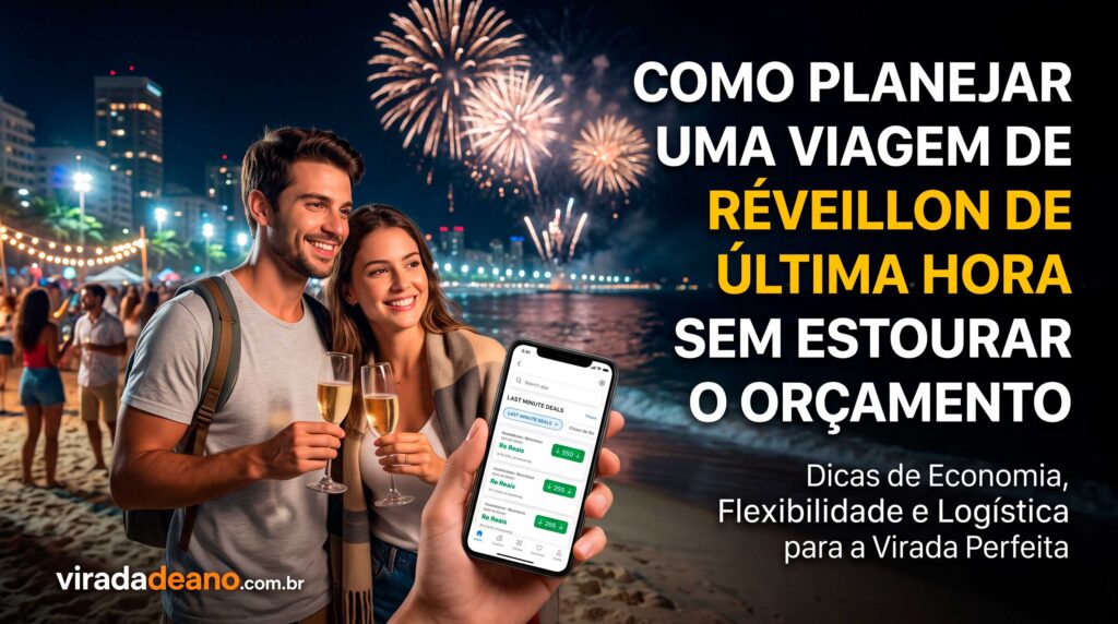Como Planejar uma Viagem de Réveillon de Última Hora Sem Estourar o Orçamento
