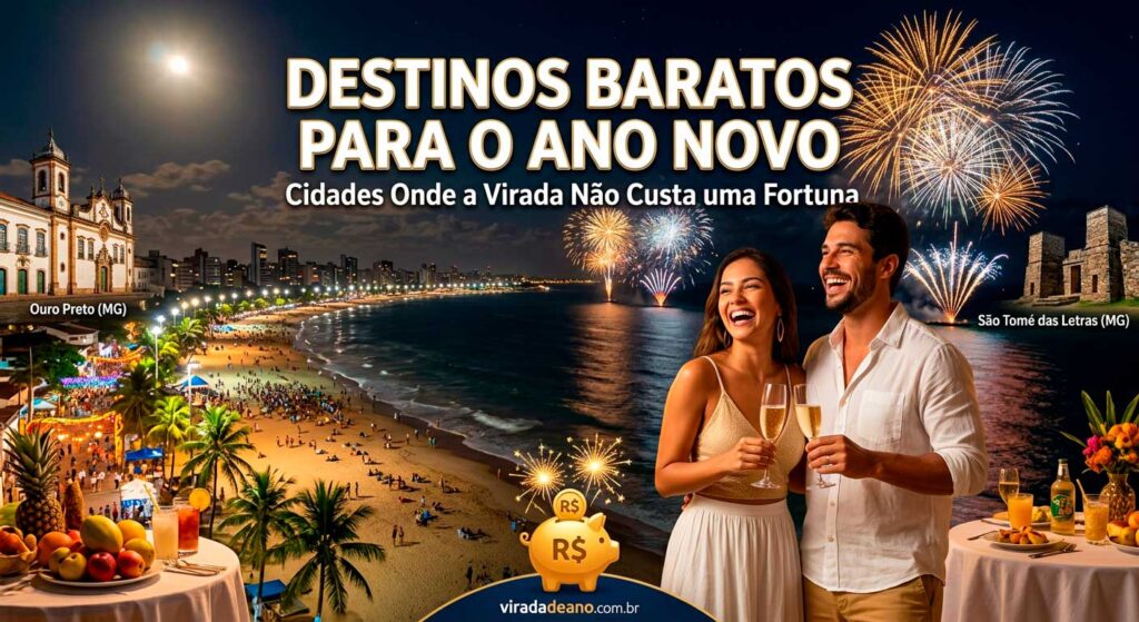 Destinos Baratos para o Ano Novo: Cidades Onde a Virada Não Custa uma Fortuna