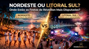 Nordeste ou Litoral Sul? Onde Estão as Festas de Réveillon Mais Disputadas do País.